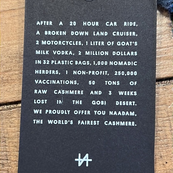 NAADAM Kid's Cashmere Crewneck Jogger Set - Slate Blue - Picture 7 of 8